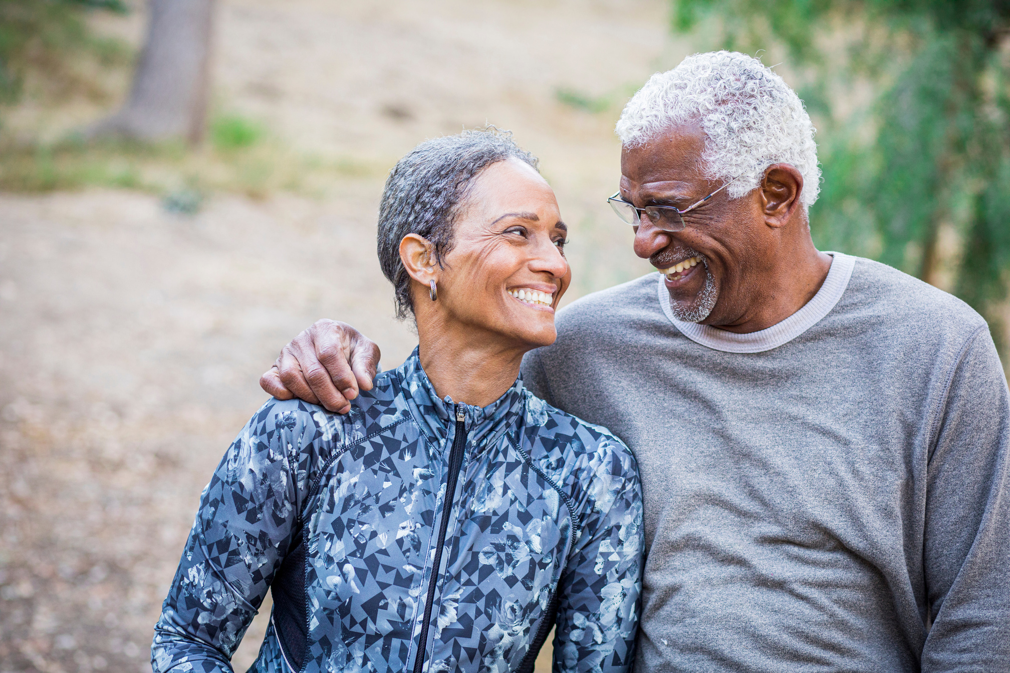 Happy Senior Couple Outdoor